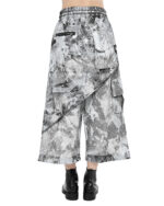 Object Coated Wide Layered Pants
