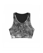 Object Dyed Rib Knit Crop Top