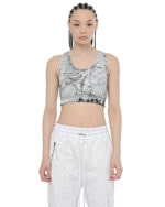 Object Dyed Rib Knit Crop Top