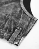 Object Dyed Rib Knit Crop Top