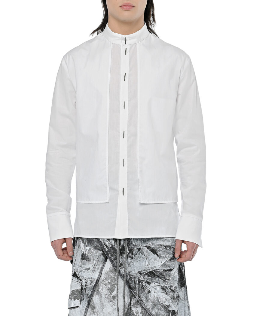 Stage Standing Collar Linear Shirt
