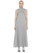 Trigon Layered Linen Dress