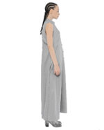 Trigon Layered Linen Dress