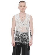 Web Bonded Sleeveless T-Shirt