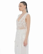 Fiber Bond Deficient Sleeveless Top