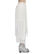 Wide Layered Crushed Crop Pants