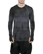 Nuance Dyed Slim Long Sleeve Top