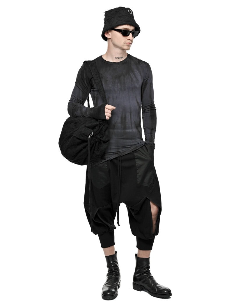 Nuance Dyed Slim Long Sleeve Top