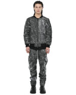 Object Coated Crushed Bomber Jacket