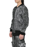 Object Coated Crushed Bomber Jacket