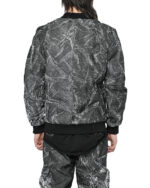 Object Coated Crushed Bomber Jacket