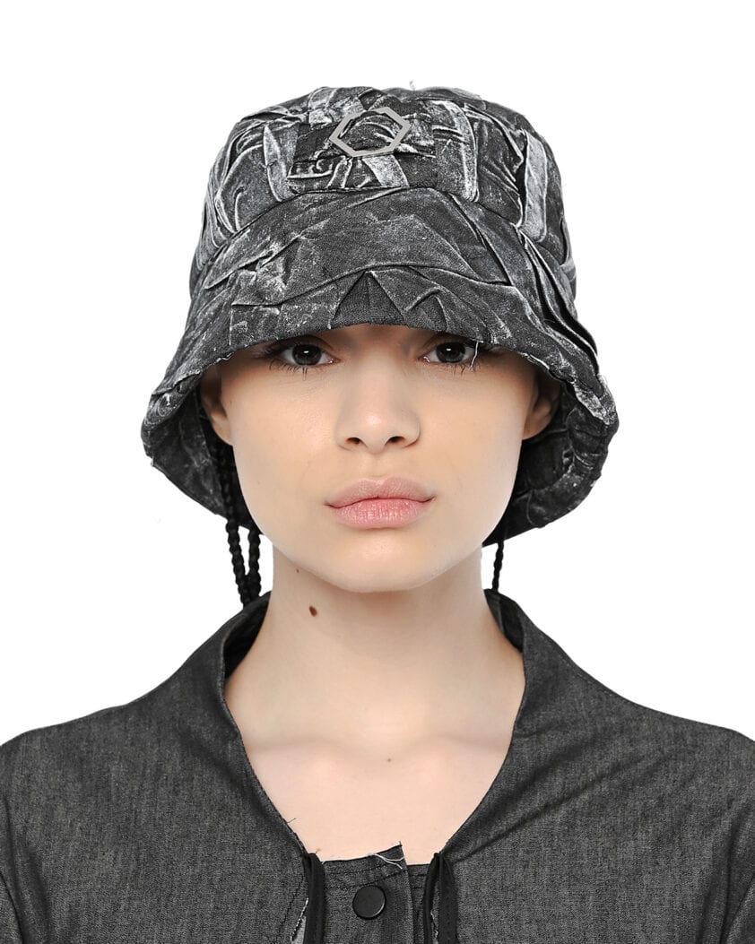 Object Coated Crushed Bucket Hat