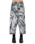 Object Coated Wide Layer Crop Pants