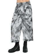 Object Coated Wide Layer Crop Pants