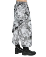 Object Coated Wide Layer Crop Pants