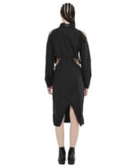 Open Shoulders Deconstruct Dress Shirt