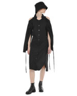 Open Shoulders Deconstruct Dress Shirt