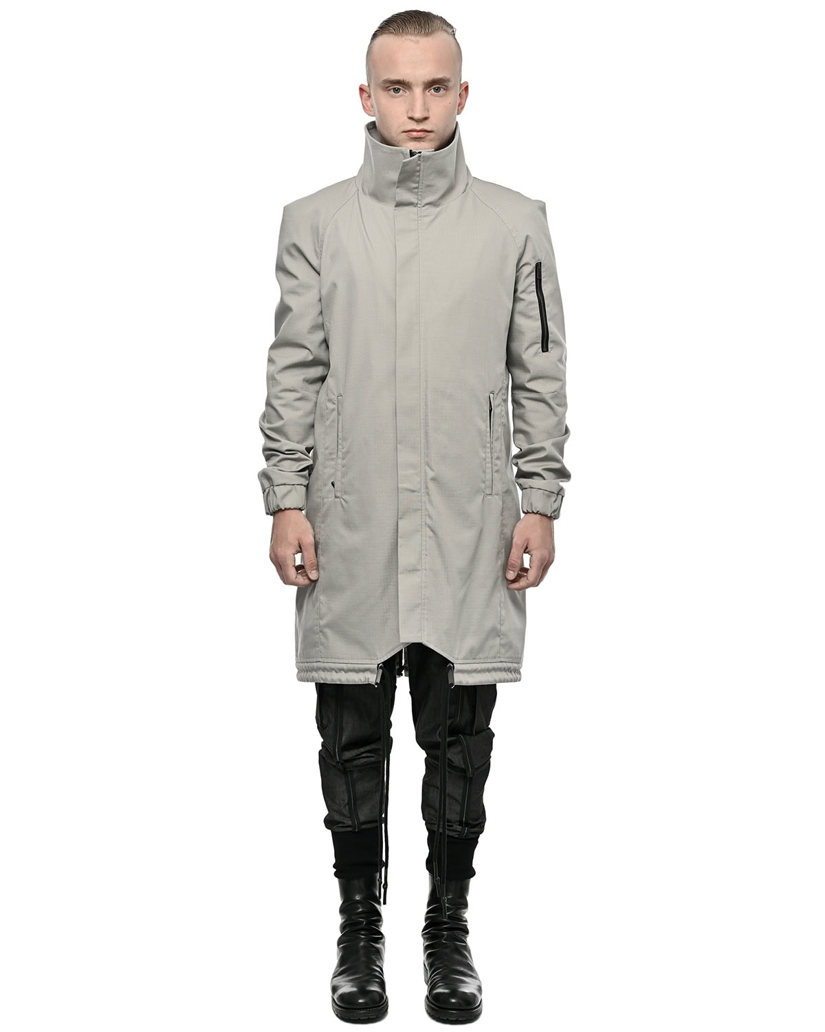 Ripstop High Collar Hexagon Parka