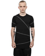Contrast Segment Panel T-Shirt