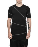 Contrast Segment Panel T-Shirt