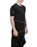 Contrast Segment Panel T-Shirt