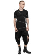 Contrast Segment Panel T-Shirt