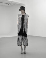 Object Coated Wide Layered Pants