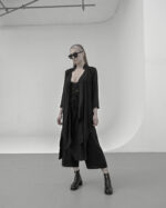 Draped Layered Blazer Jacket