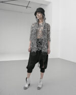 Web Bonded Contrast Sleeveless Top