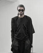 Division Rib Cut Long Sleeve Top