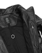 WITHIN High Neck Leather Biker Jacket