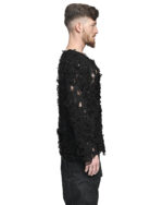 FIBER BOND DIAGON BLEND SWEATER