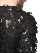 FIBER BOND DIAGON BLEND SWEATER