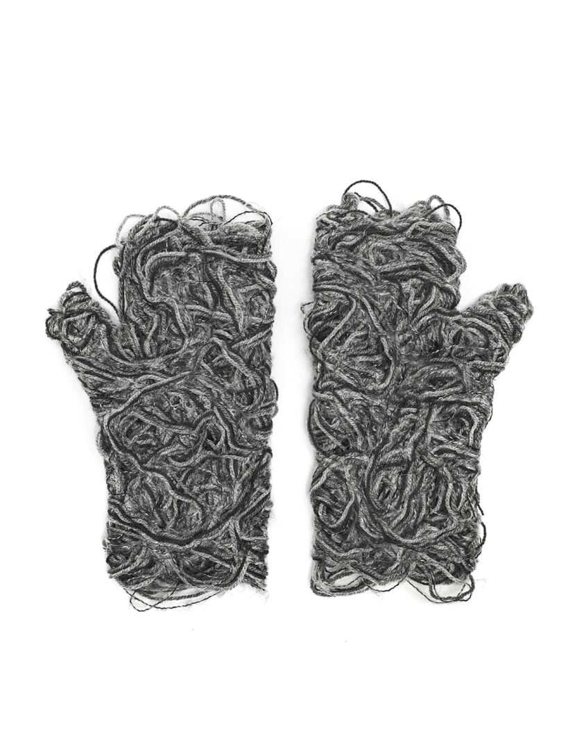 Grey Blend Fiber Bond Hand Sleeves