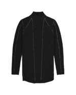 Angular High Neck Contrast Sweater