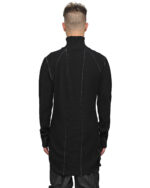 Angular High Neck Contrast Sweater