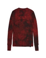 Cloud Red Layer Rib Knit Sweater