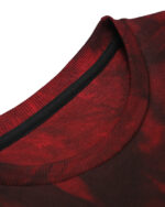 Cloud Red Layer Rib Knit Sweater