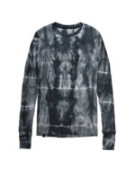 Contrast Indigo Long Sleeve Top