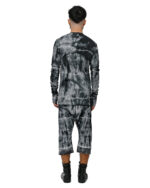 Contrast Indigo Long Sleeve Top