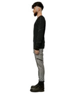 Contrast Scar Elemental Sweater