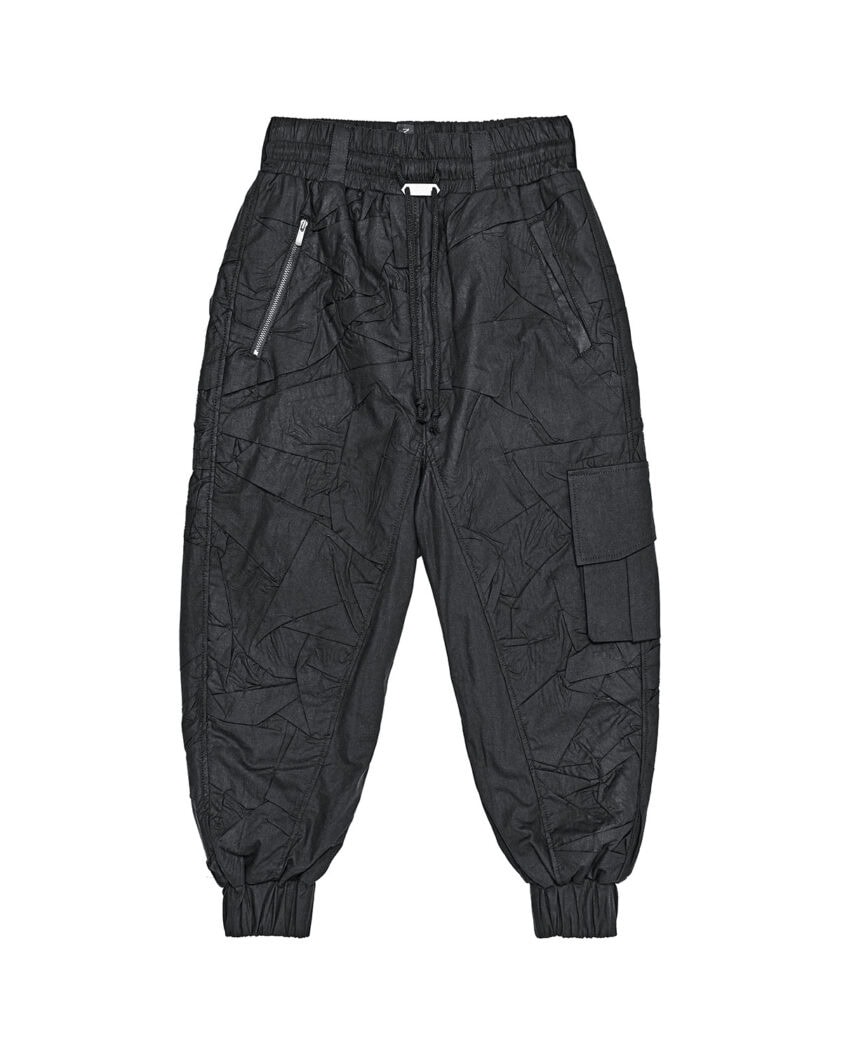 Crushed Tech Curve Cargo Pants