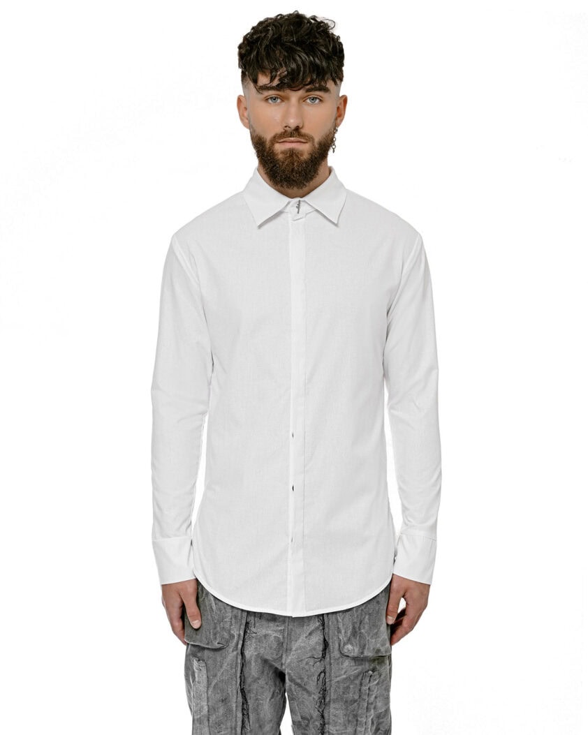 Elemental White Collar Shirt