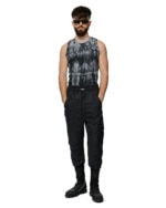 Crushed Tech Curve Cargo Pants