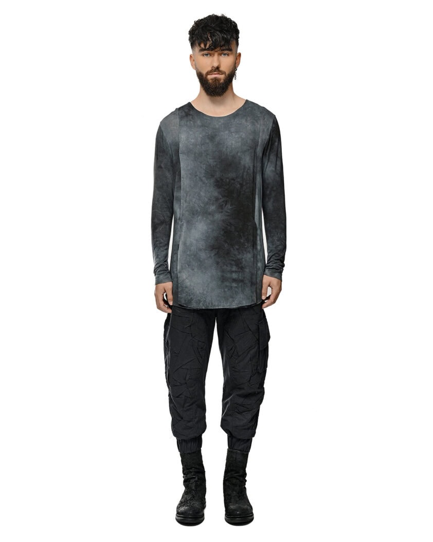 Indigo Layers Long-Sleeve T-Shirt