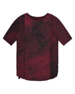Layers Red Moss Cloud Dyed T-Shirt