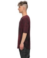 Layers Red Moss Cloud Dyed T-Shirt