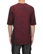 Layers Red Moss Cloud Dyed T-Shirt