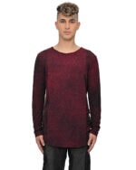 Layers Red Moss Cloud Dyed Top