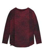 Layers Red Moss Cloud Dyed Top